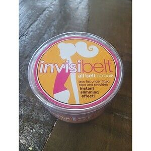 Invisibelt All Belt No Bulk Fits Size 0-14 Instant Slimming Clear Barely Used